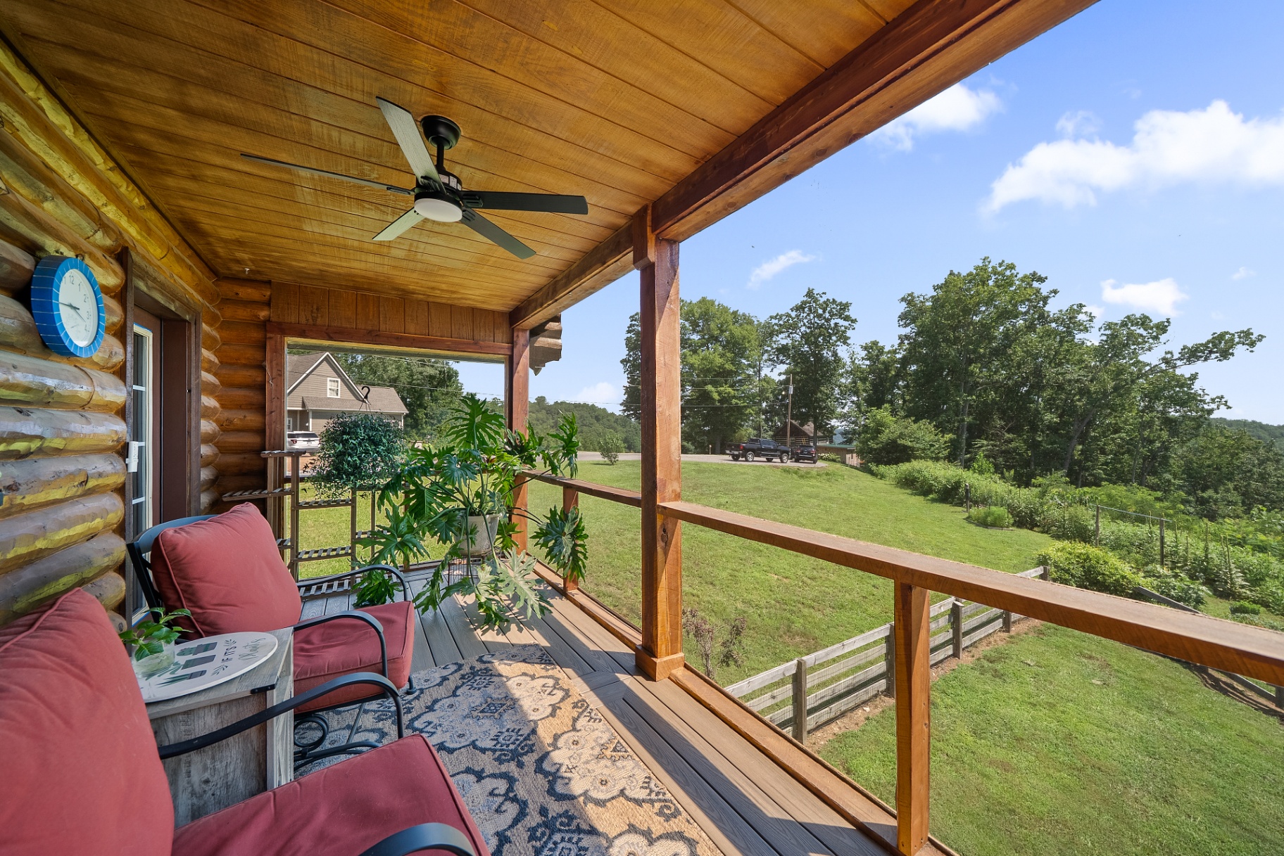 Screened porch for outdoor living