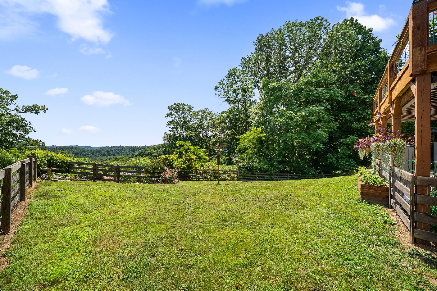 Exterior path through the property