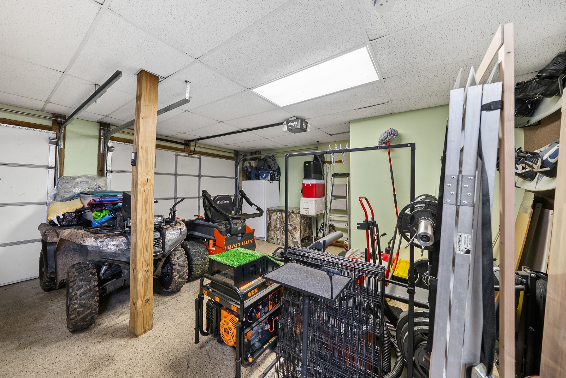 Garage and workshop interior